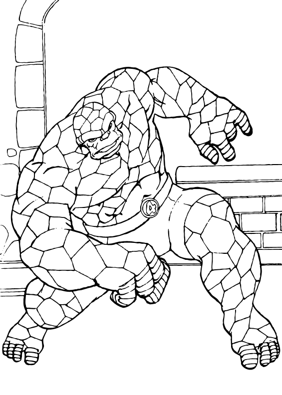 action heroes coloring pages - photo #24