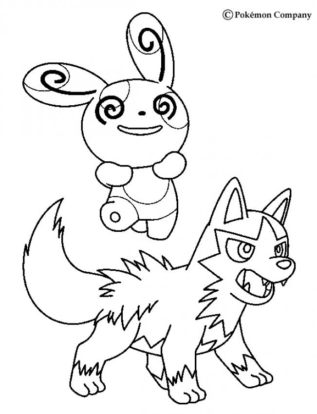 zigzagoon coloring pages - photo #27
