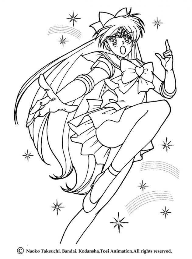action anime coloring pages - photo #6