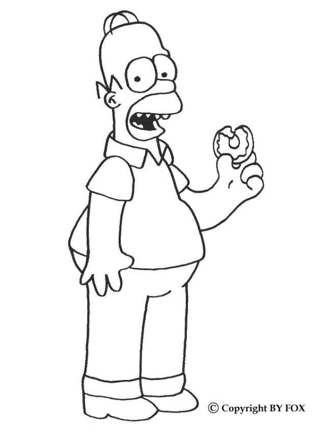 coloring the simpsons