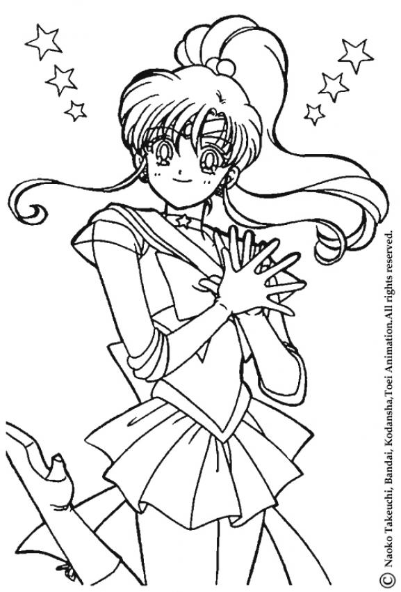 sailor venus manga coloring pages - photo #28