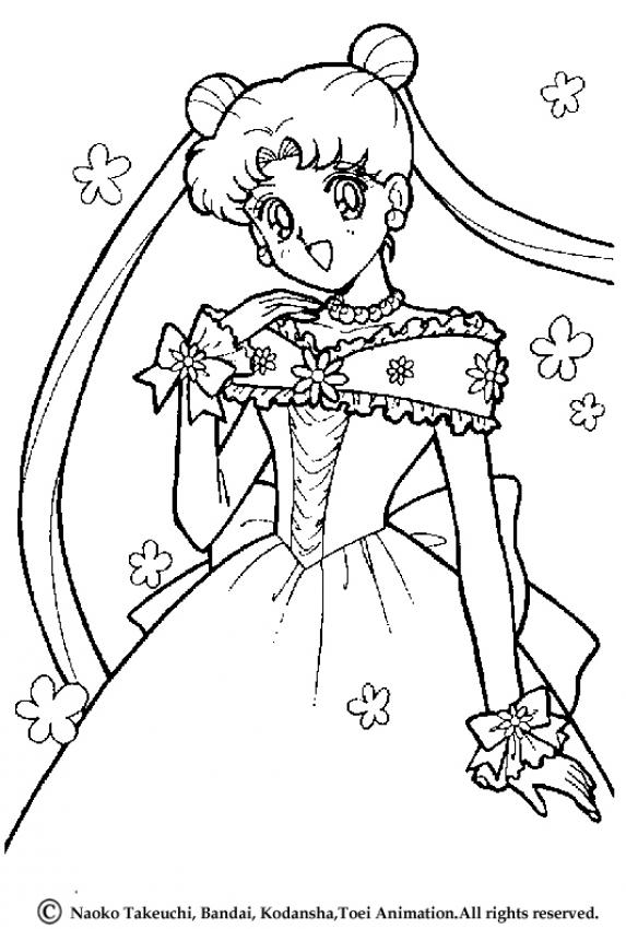 queen serenity coloring pages - photo #43