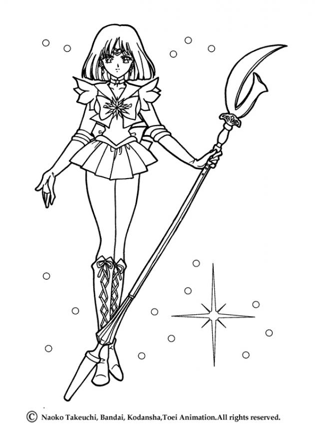 Girls Coloring Pages: Sailor Moon Coloring Pages