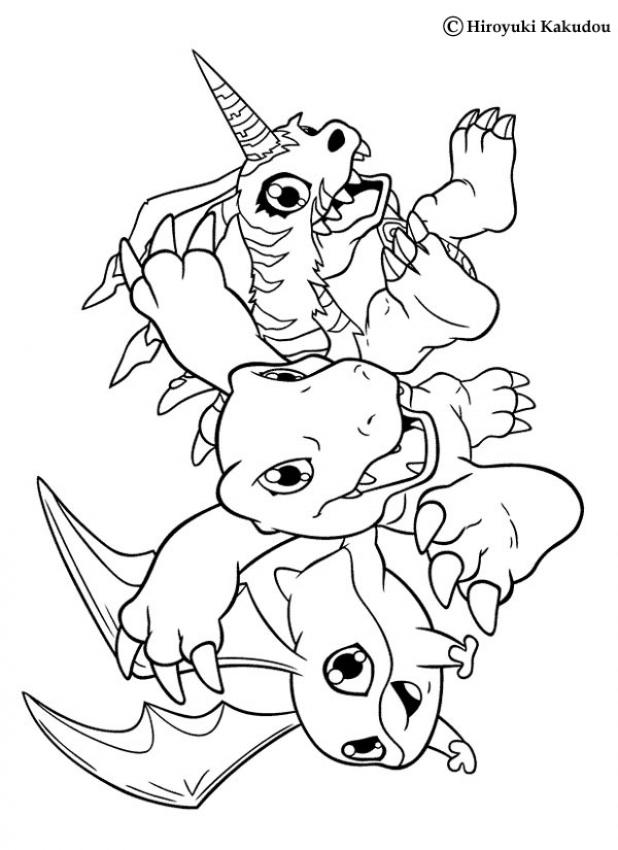 ultimate digimon coloring pages - photo #10