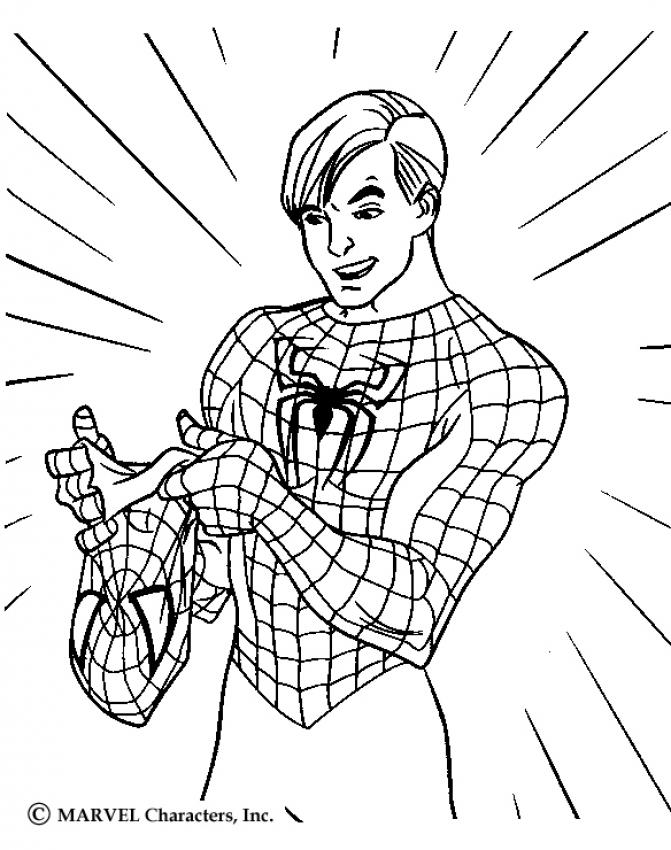 spiderman coloring pages. free people coloring pages