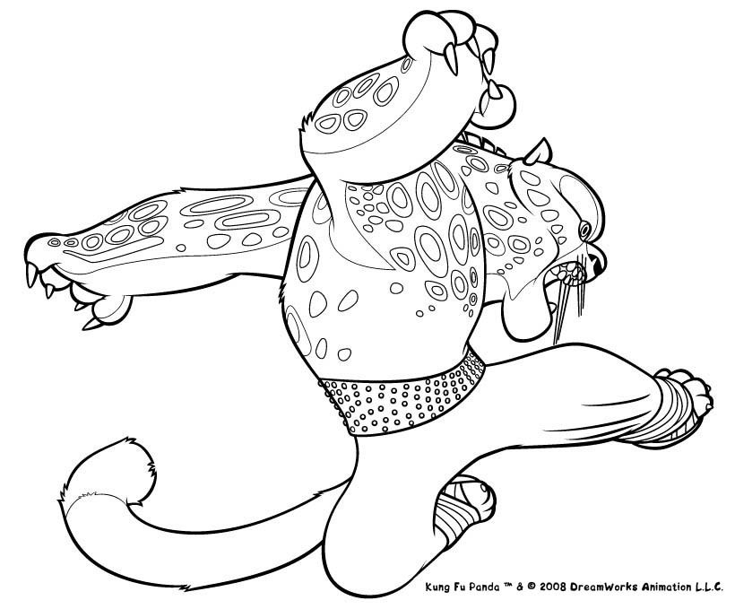 tai lung coloring pages - photo #2