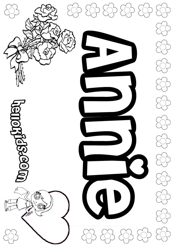 orphan annie coloring book pages - photo #31