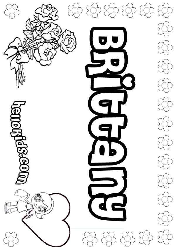 names in coloring pages - photo #29