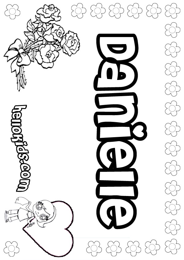 names in coloring pages - photo #8
