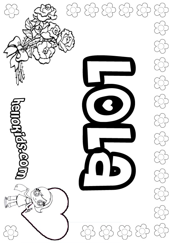 nouveau contenu - Coloring - First names coloring pages - Girls' first names 