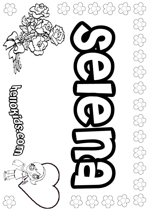 name creator coloring pages - photo #27
