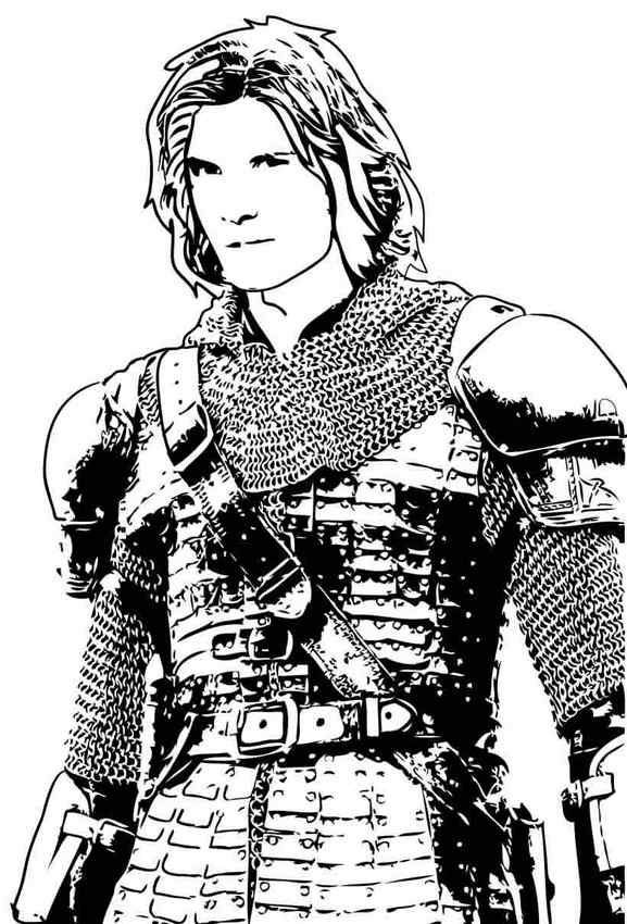 disney coloring pages for kids. Prince Caspian coloring page