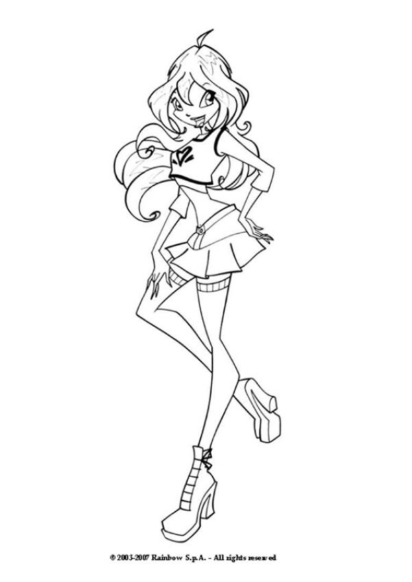 magic winx coloring pages - photo #39