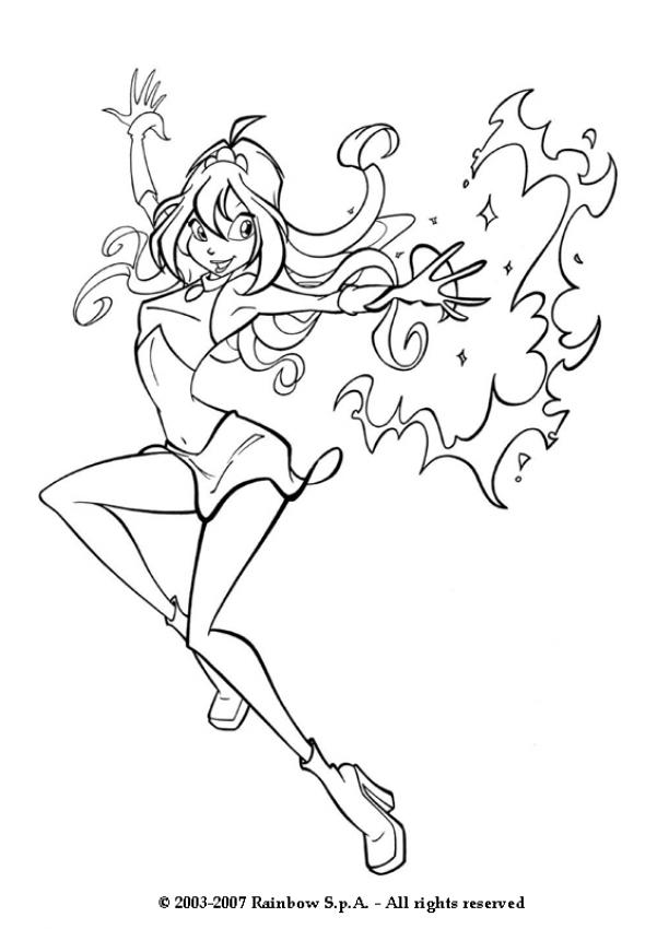 magic winx coloring pages - photo #50