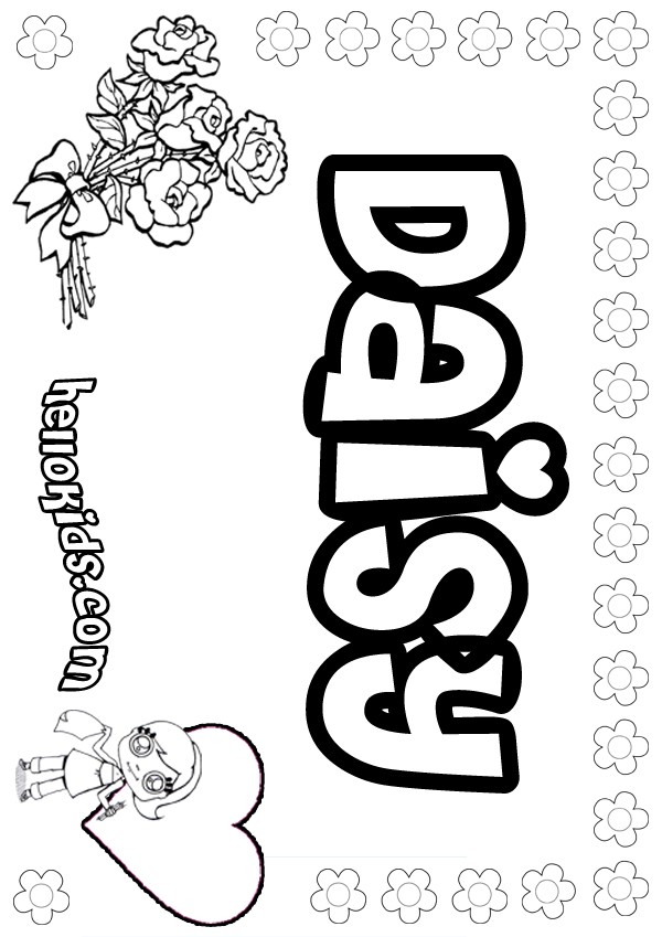 daisy petals meaning coloring pages - photo #36