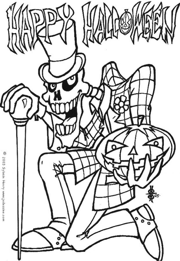 halloween elvis coloring pages free - photo #28