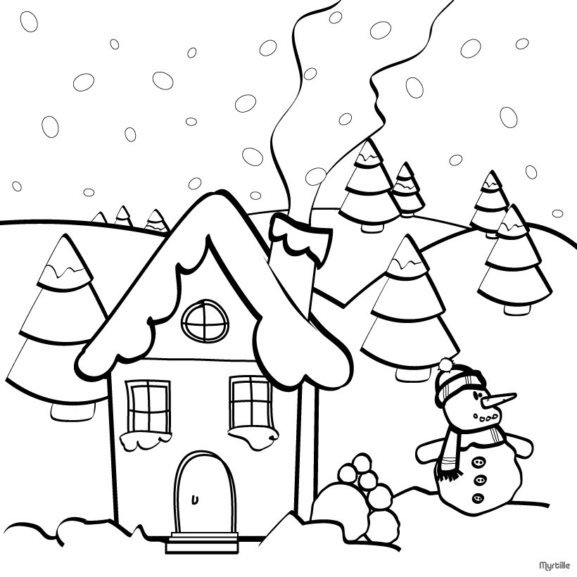 coloring pages village street - photo #20