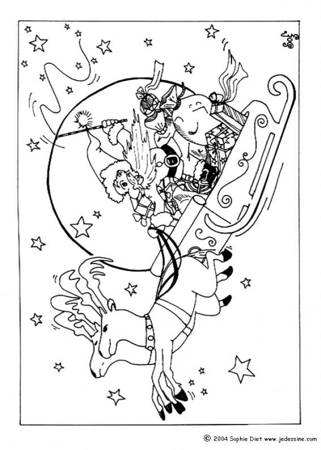  out your favorite coloring pages in CHRISTMAS SLED coloring pages title=