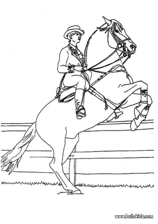 race horse coloring pages - photo #29