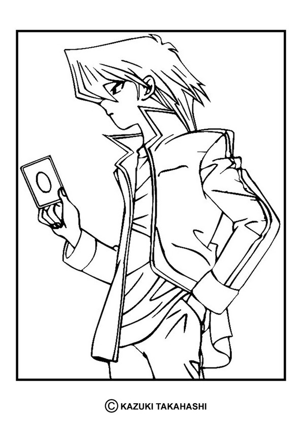 yugioh free coloring pages - photo #10