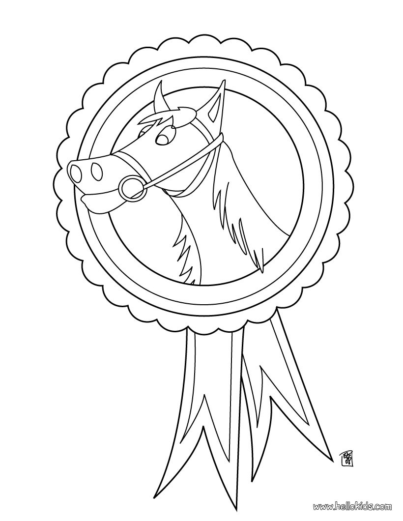 race horse coloring pages to print - photo #45