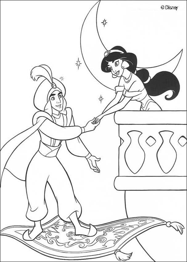 jasmine-and-aladdin-coloring-page