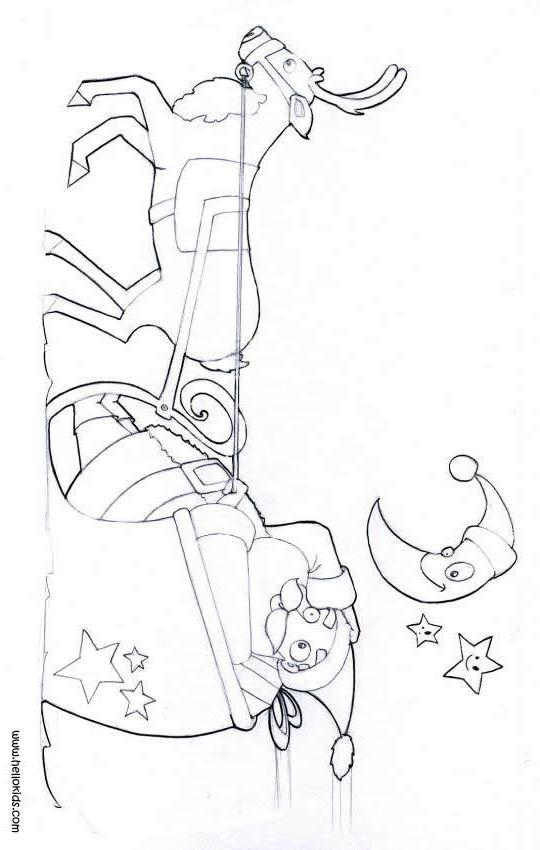 olaf coloring pages with reindeer - photo #22