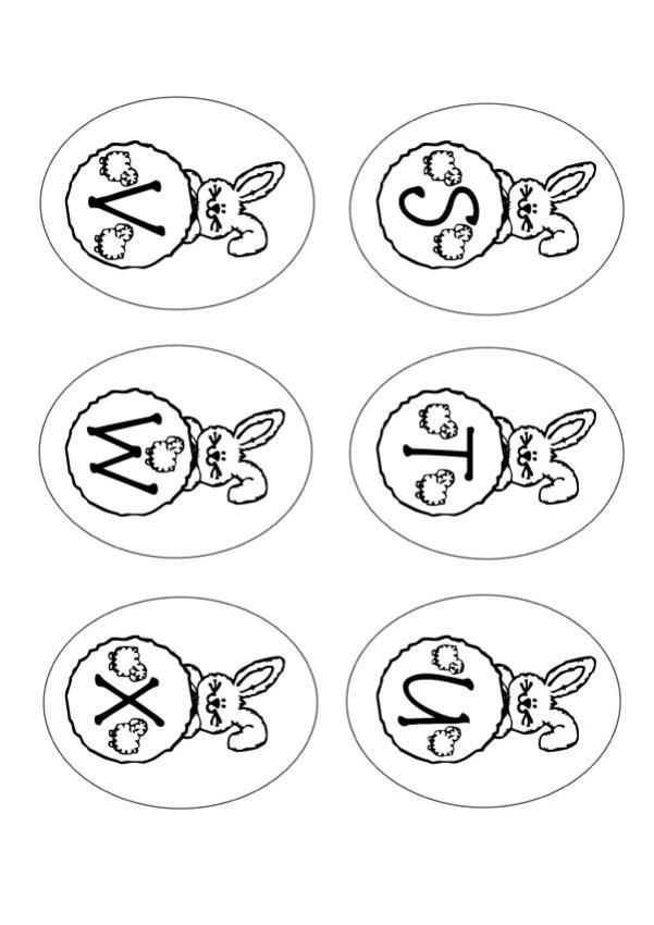 easter bunny coloring pages kids. easter-unny-letters