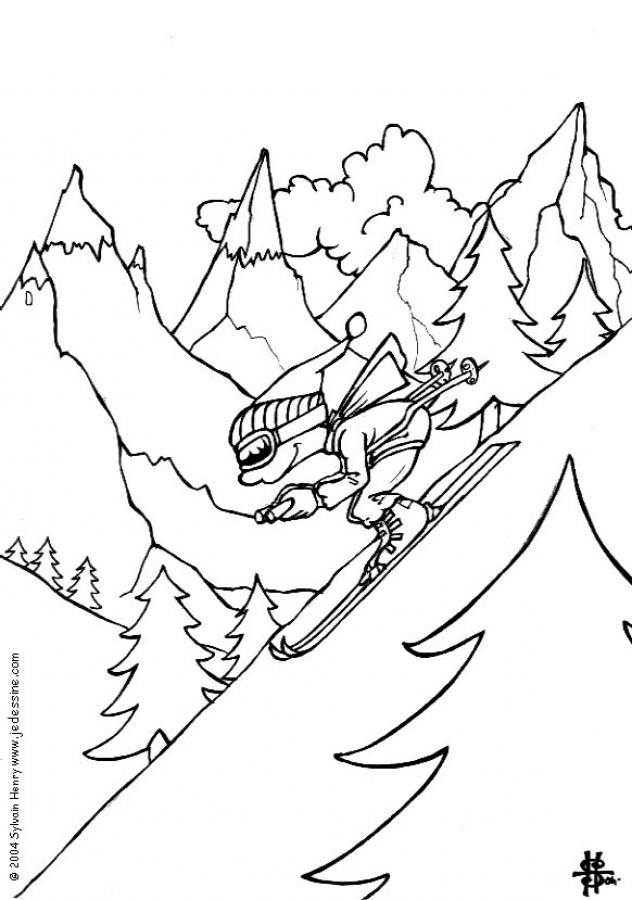 ski-coloring-page