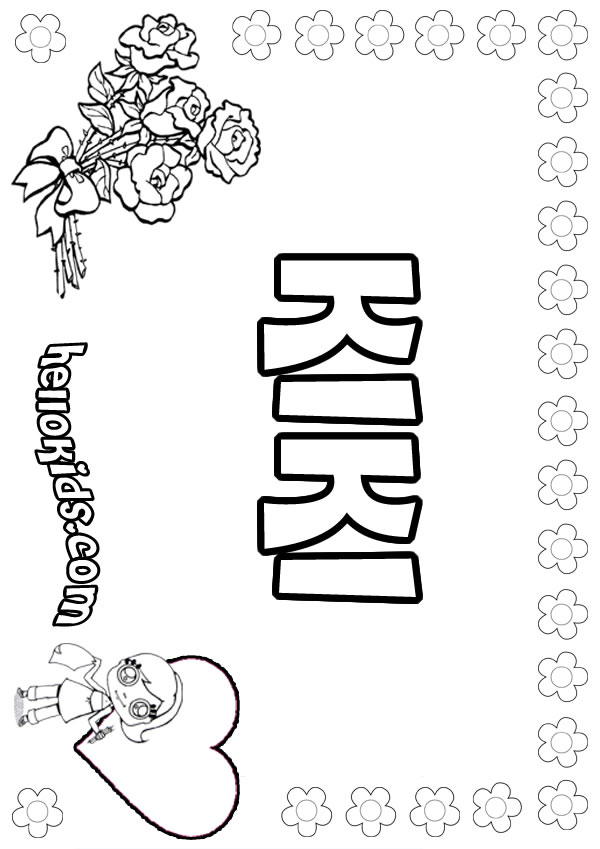 Boy And Girl Holding Hands Coloring Pages. kiki-girl-coloring-page
