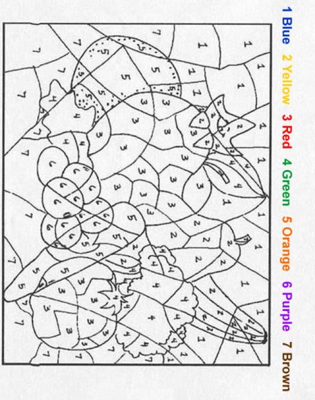  as lots of free coloring pages for preschoolers. fruit-color-by-number