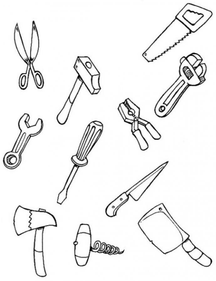 tools-coloring-page