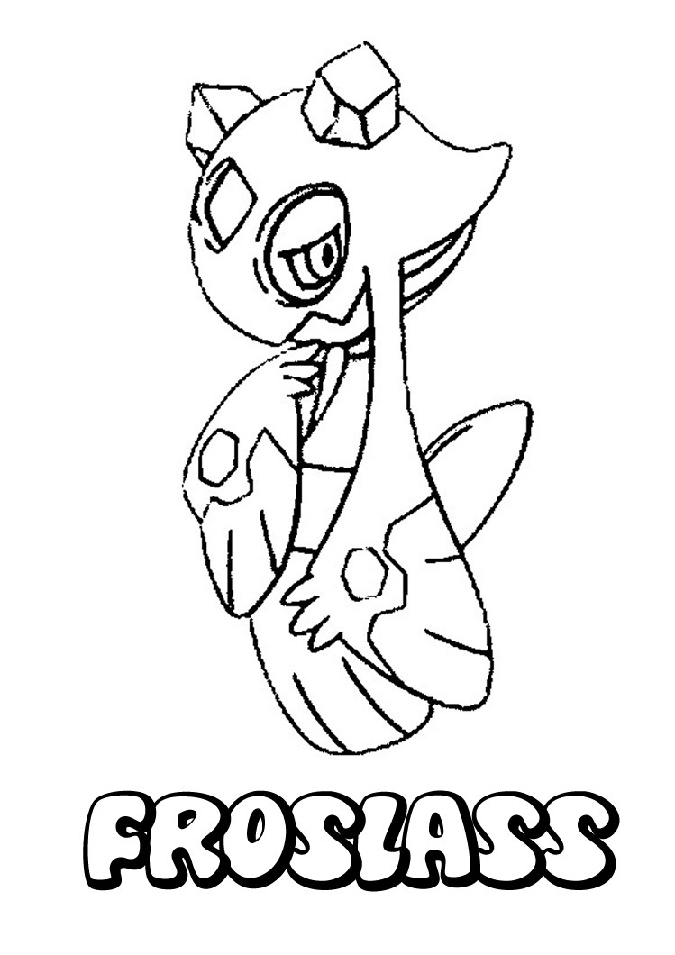 ice type pokemon coloring pages - photo #1