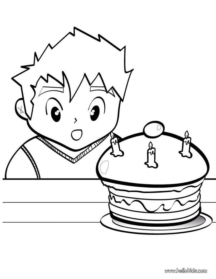 cake coloring pages images - photo #50