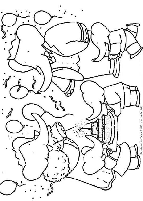 Happy Birthday Cards Coloring Pages. irthday coloring page