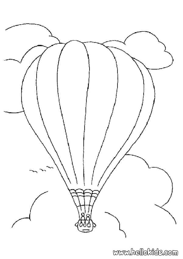 transportation coloring pages. hot-air-balloon-coloring-page