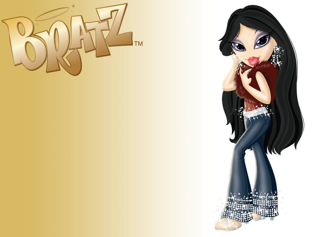 Bratz doll wallpaper - yellow. You are here : Website for kids>; Draw> 