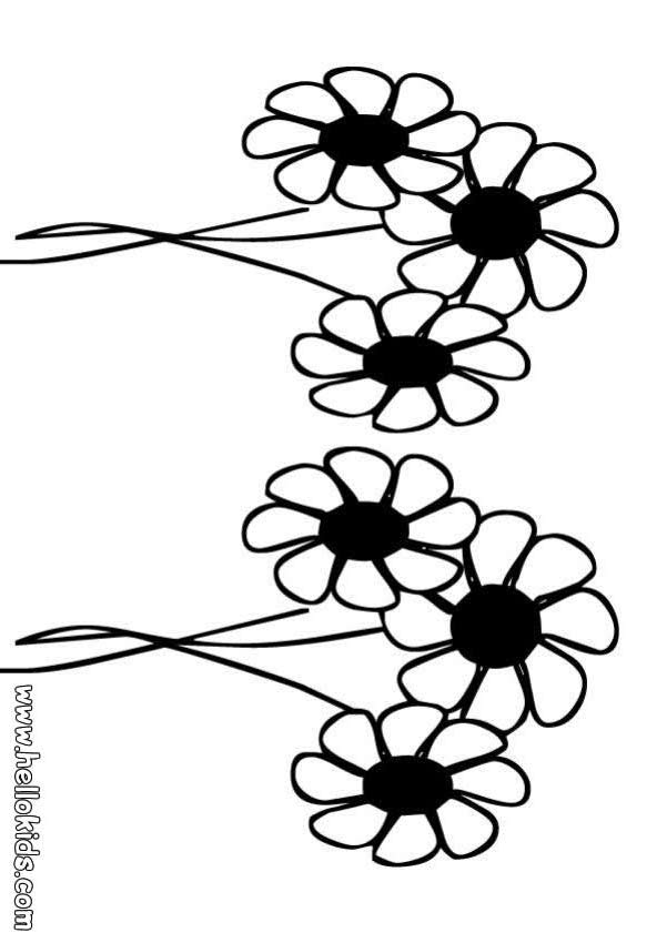 free coloring pages of flowers and. daisy-flower-coloring-page
