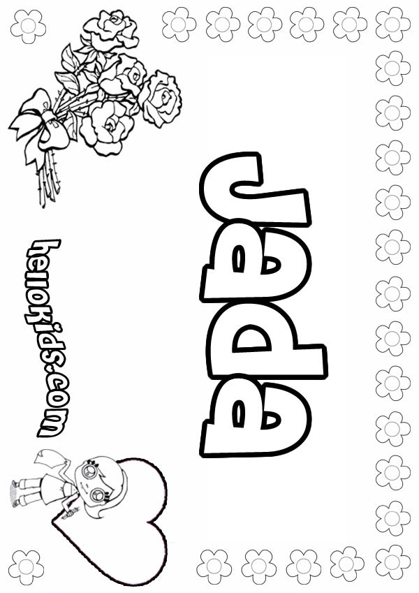 name making coloring pages - photo #50