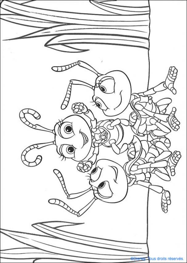 a bugs life coloring book pages - photo #42