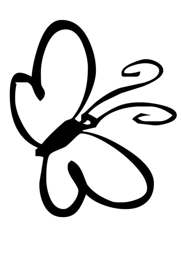 free coloring pages butterfly