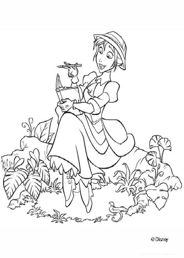 tarzan and jane coloring pages - photo #28