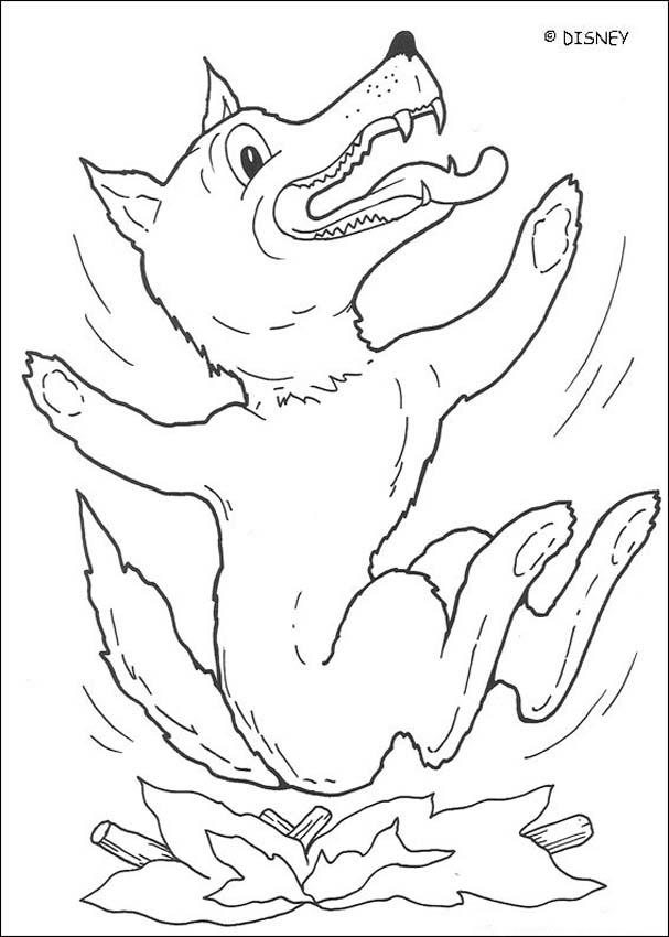 coloring pages wolf