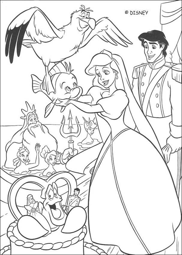 Wedding printable coloring pages