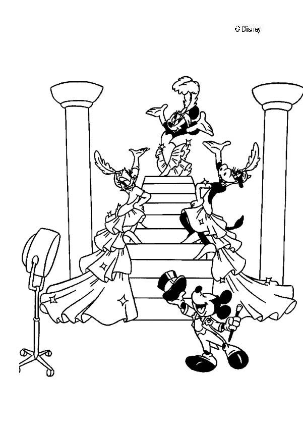 Mickey Mouse Coloring Pages 9