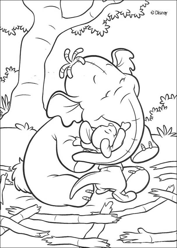 hugs coloring page