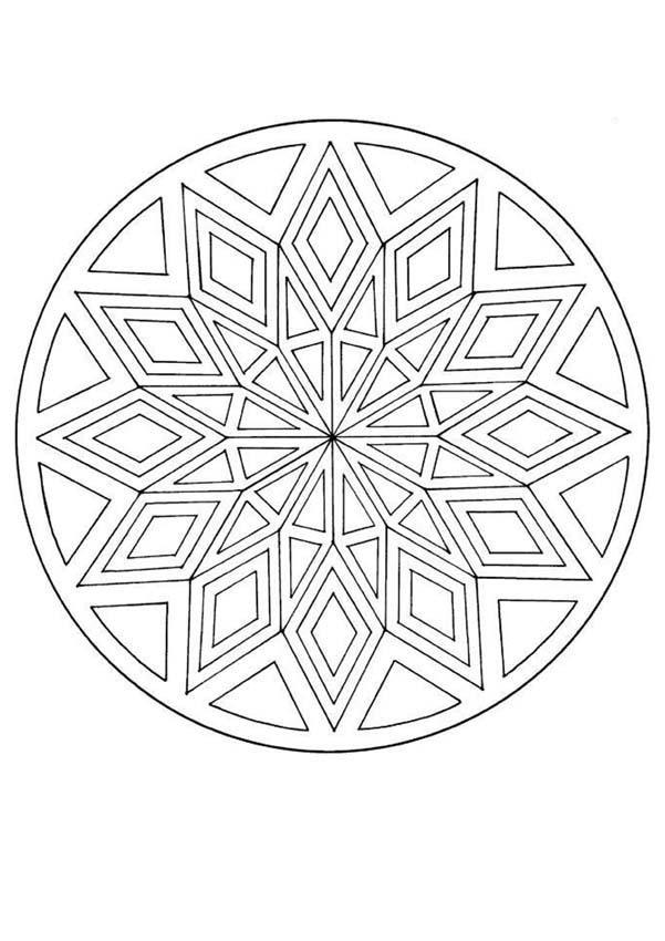 kaleidoscope activity coloring pages - photo #46