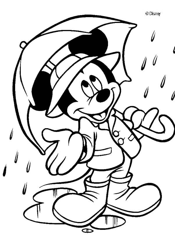 images of mickey mouse. Mickey Mouse in the rain
