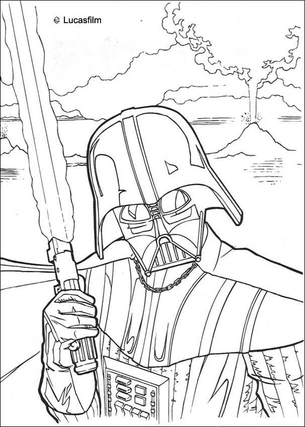 darth vadar coloring pages free - photo #11