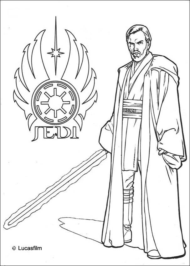 obi wan coloring pages - photo #4